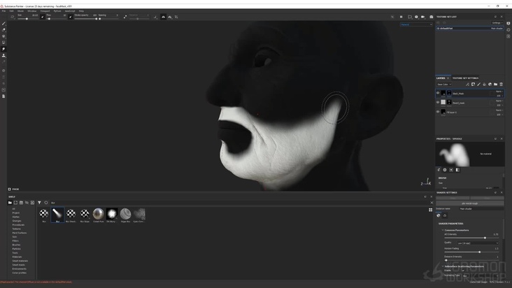Painting Distribution & Length/Thickness Maps in Substance Painter