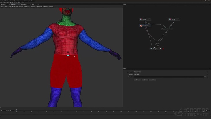 Wapping the Scan to the Mesh