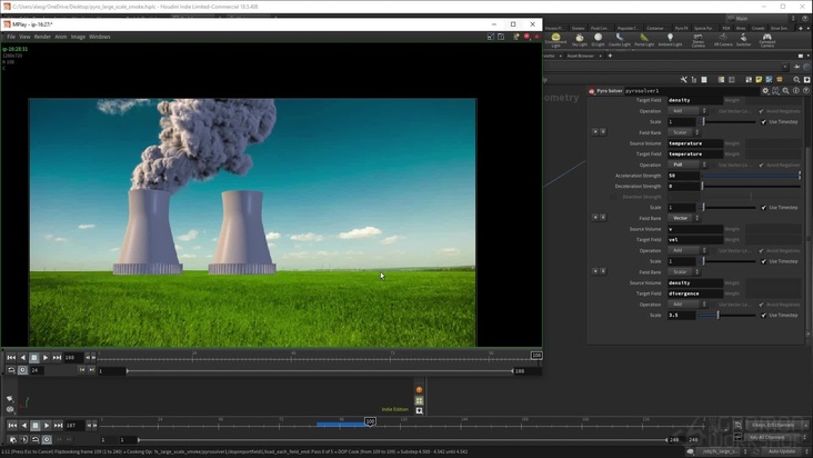 Large-Scale Pyro FX Case Study: Big Smoke Columns — Part 1