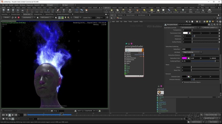 Pyro Combustion Fire Sourcing & Sim Settings