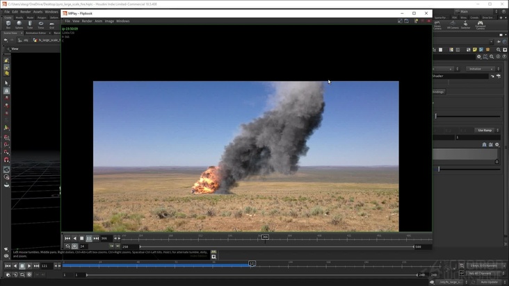 Fire Case Studies: Large-Scale Fire With Smoke — Part 1