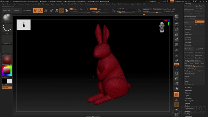 Retopology in ZBrush