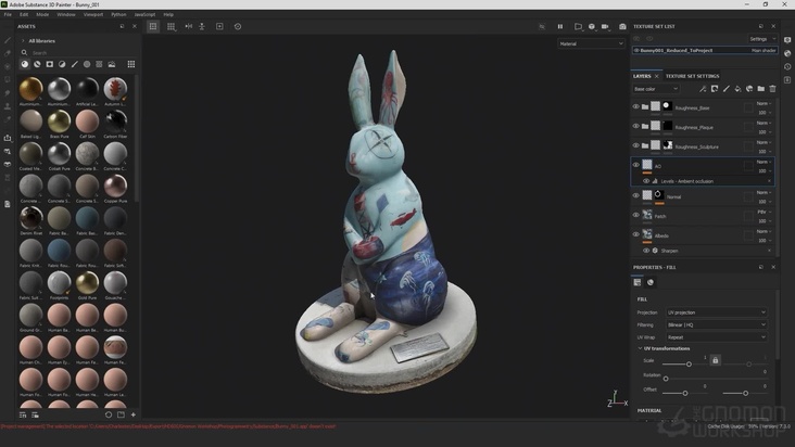 Texture Creation & Cleanup in Substance Painter
