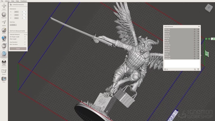 Hollow Your Sculpture with Meshmixer