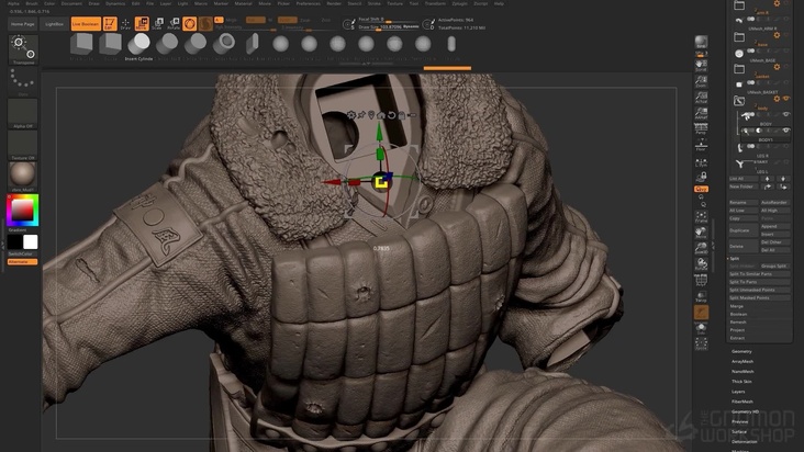 Creating Drain Holes With ZBrush