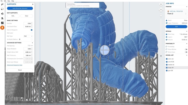 Setting Up in PreForm