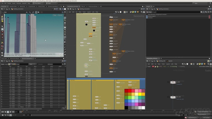 Houdini Building Generator Overview