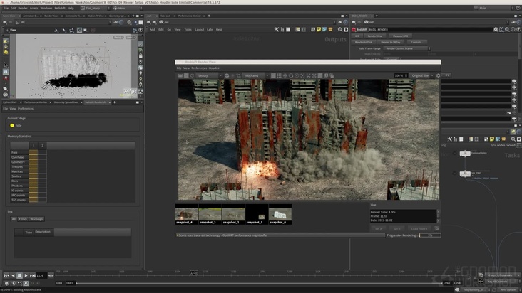 Render Setup in Houdini
