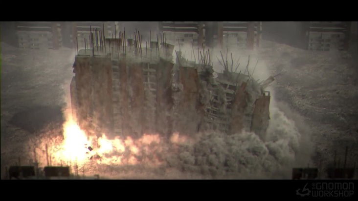 Controlled Building Demolition FX in Houdini Conclusion