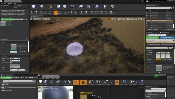 Grass Geometry Creation & Integration