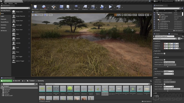 Integrating a Tree & Wrapping up the Scene