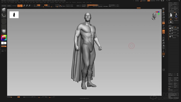 Creating a Base Model in Daz to Use in ZBrush