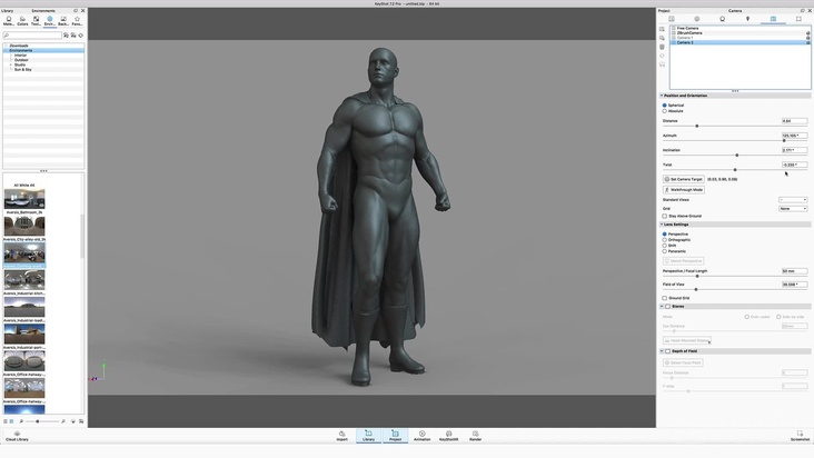 Rough KeyShot Render for Paintovers