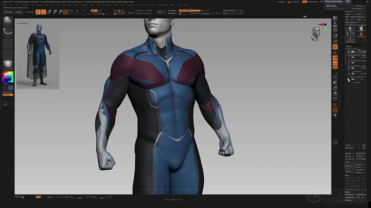 Sculpting a Costume in 3D 
