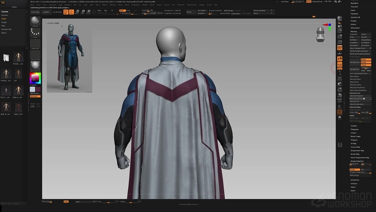 Creating a Cape in Marvelous Designer