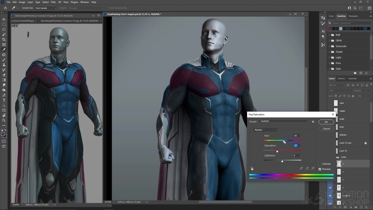 Final Paintover in Photoshop: Part 1