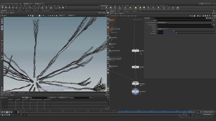 Creating Spiraled Geometry from Wires