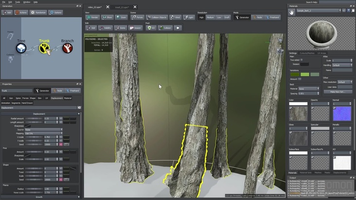 Generating the Main Trunk