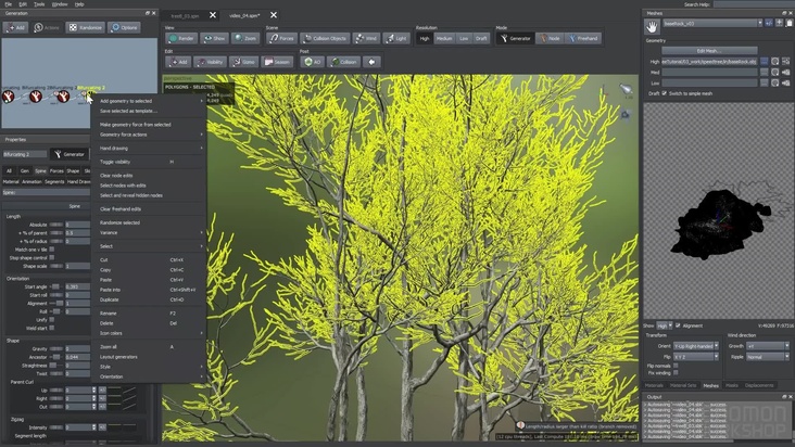 Finishing the Branches
