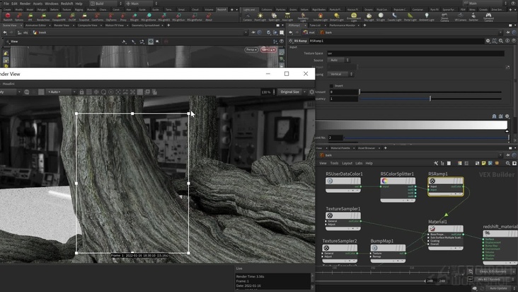 Importing a Tree & Textures into Houdini