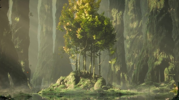 Final Montage created with SpeedTree, Houdini, ZBrush & Guerilla Render