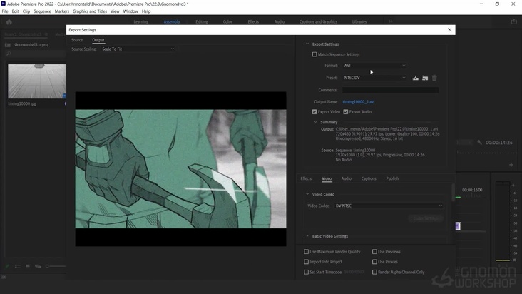 Finishing & Rendering the Animation With Premiere Pro