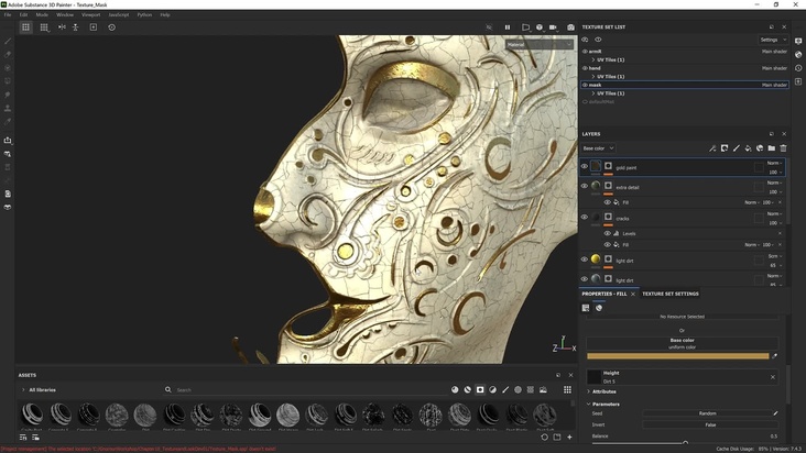 Skin & Mask Texturing