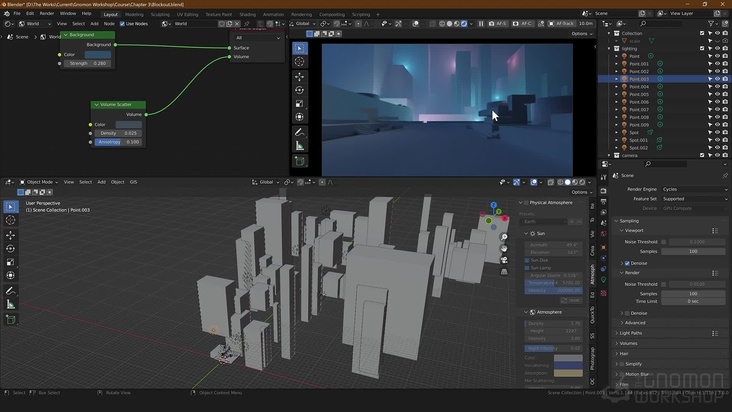 Lighting Exploration in Blender