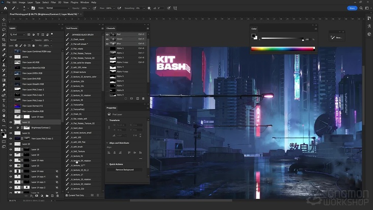 Digital Painting in Photoshop 