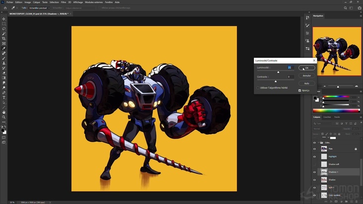 Rendering in Photoshop: Midtone & Light