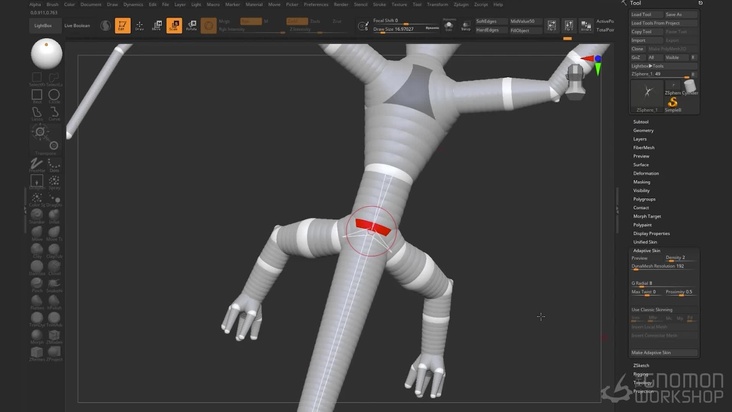 Block Out Using ZSpheres