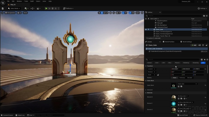 Unreal Engine 5 Scene Setup