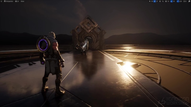 Lighting & Post-Process Setup