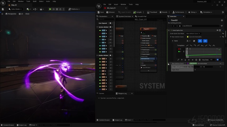 Creating Cast Effects Using Niagara