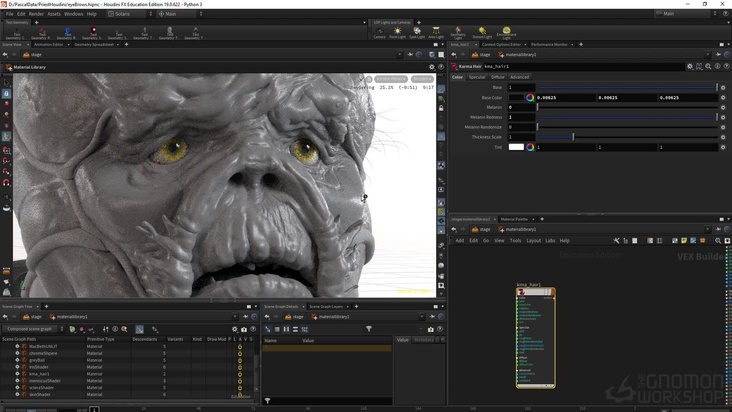 Basic Groom in Houdini