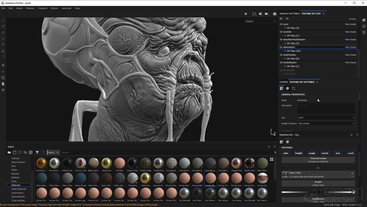 Preparing Files for Texture Baking in Substance Painter