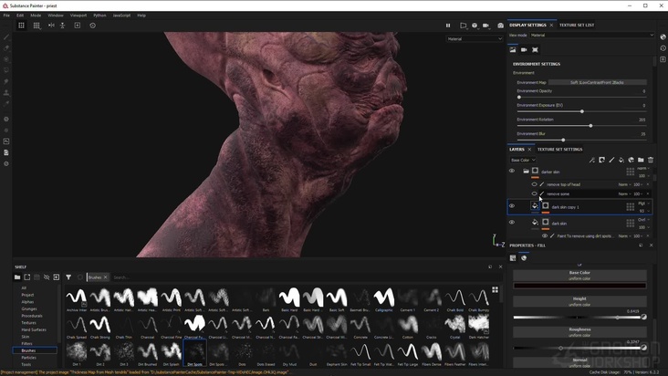 Skin Texturing & Look Dev