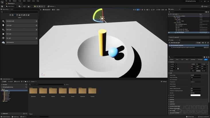 Spotlight, Rect Light & Directional Light