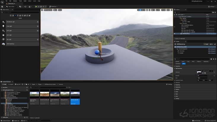 Skylight & HDRI Backdrop