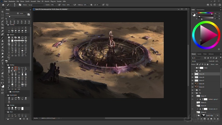 Overpaint in Photoshop