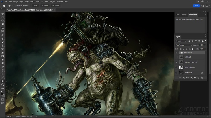 Final Design: Color Painting in Photoshop
