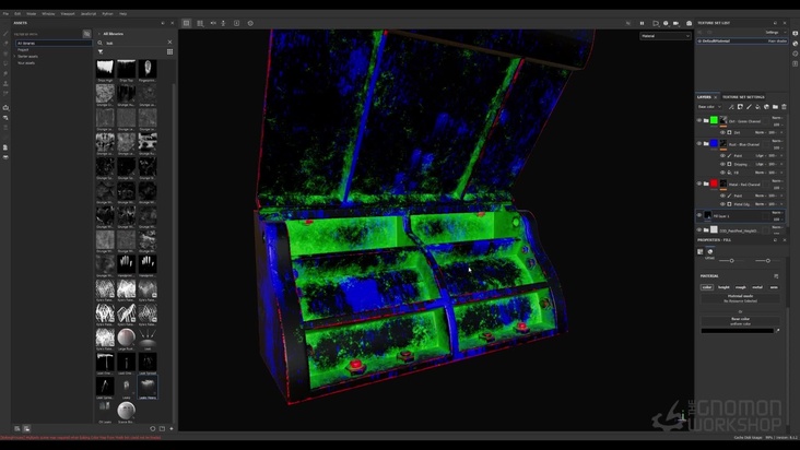 Atlas vs. Masked Workflow Using Substance Painter
