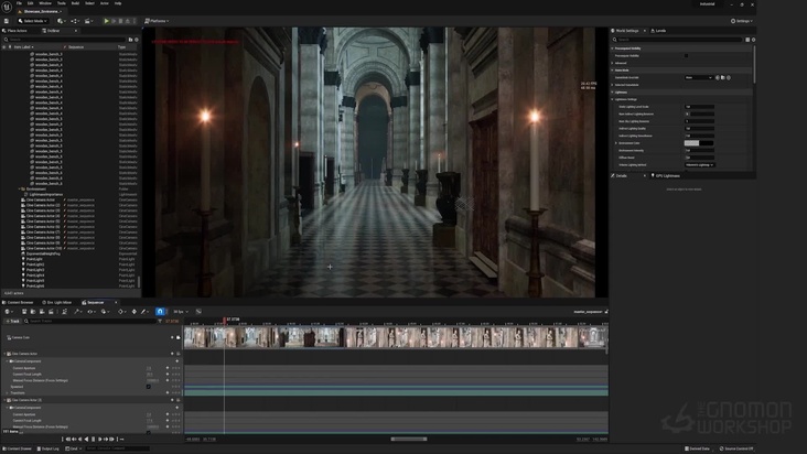 Lumen: Setting Up a Cinematic Sequence