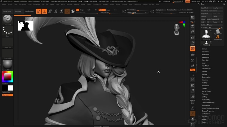 Finalizing the High-Poly Model