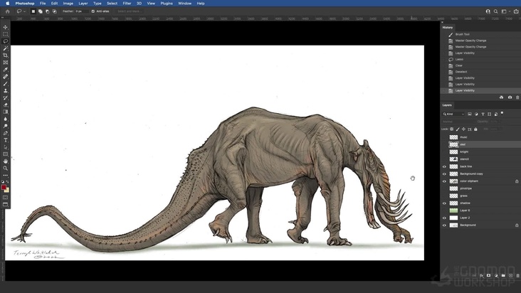 Imaginary Concept: The Oliphant — Musculature Part 2