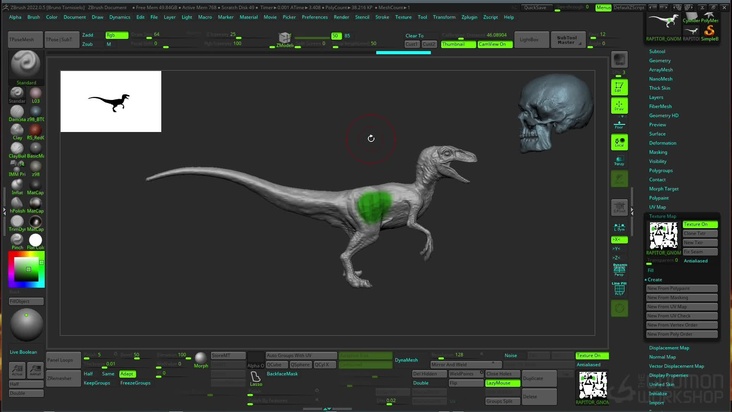 ZBrush Quick Look at Texturing Tools