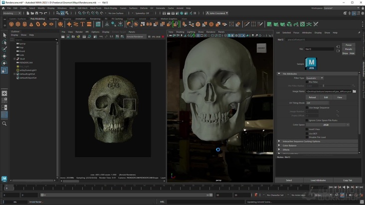 Setting up the Lighting & Render Scene