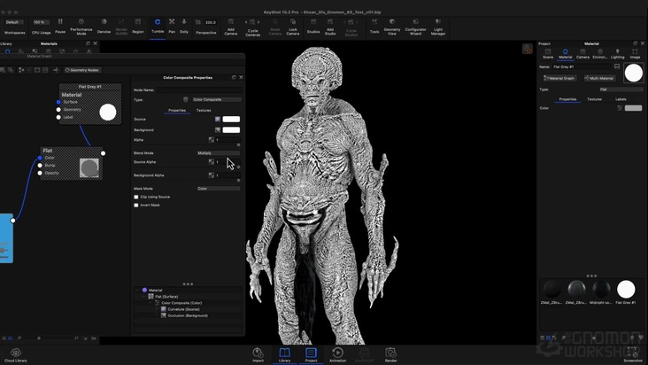 Rendering a Character Design With KeyShot
