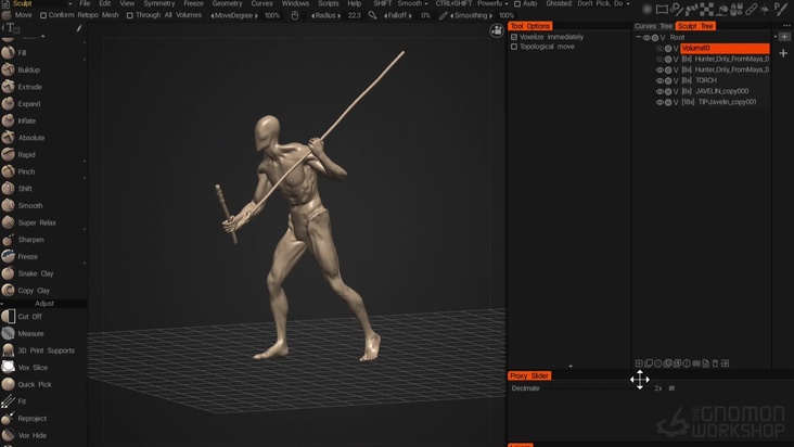 Character Posing & Modeling Using Maya & 3D-Coat
