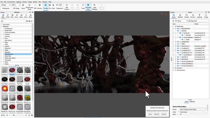 Setting up the Scene & Rendering in KeyShot — Part 2